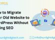 How to Migrate Your Old Website to WordPress Without Losing SEO