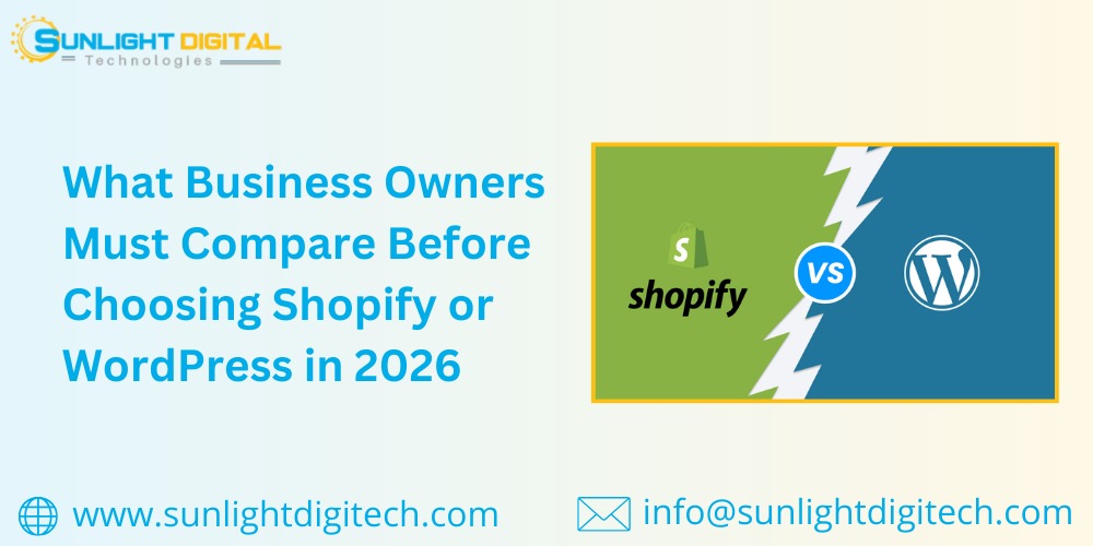 What Business Owners Must Compare Before Choosing Shopify or WordPress in 2026
